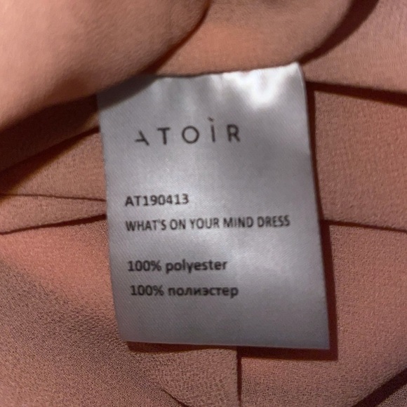 ATOIR INTERMIX Whats on Your Mind Silky Ruffle Floral Mini Dress, Size 6 - Picture 10 of 10